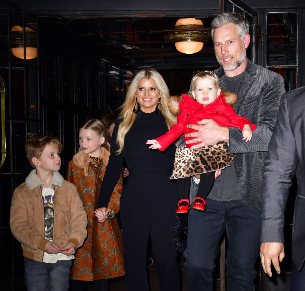 Jessica Simpson and family