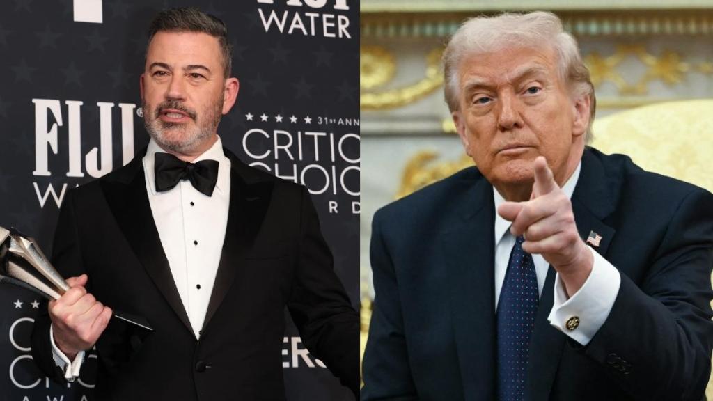 Jimmy Kimmel, Donald Trump