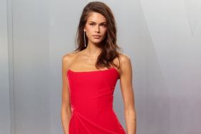 Kaia Gerber Lets the Slit Do the Talking in a Sheer Dress Look in New Snaps