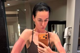 Katy Perry Pairs Tights With Strappy Crop Top in New Photo