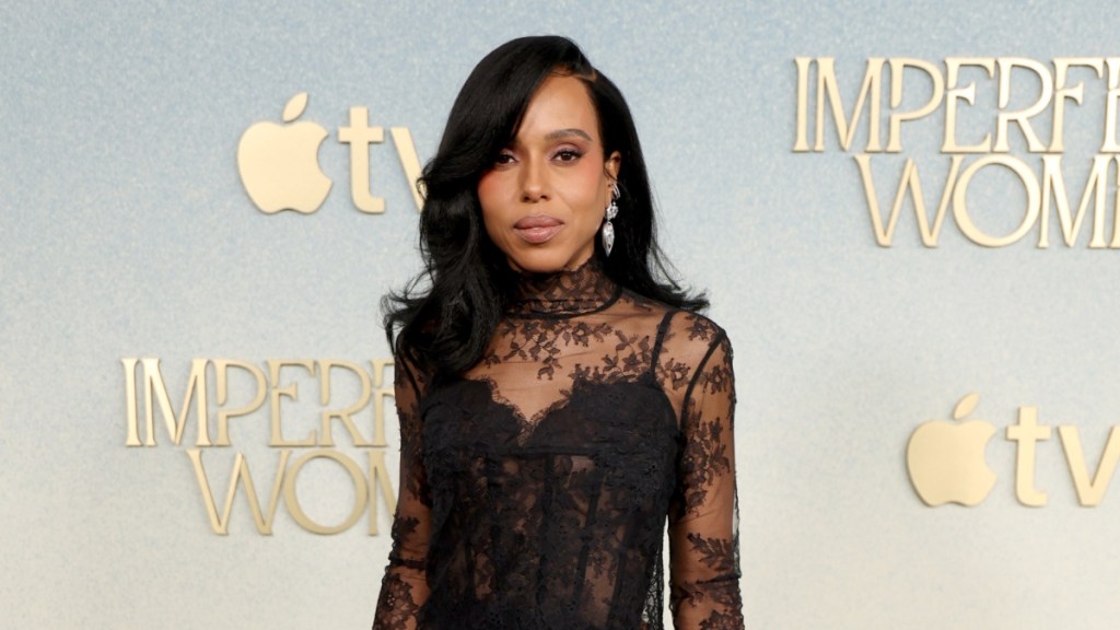 Kerry Washington’s Sheer Dress Moment Steals the Spotlight at Imperfect Women Premiere