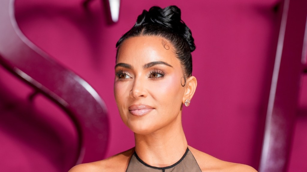 Kim Kardashian Debuts Sculpted Halter Playsuit Style for NikeSKIMS