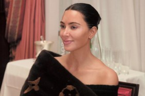 Kim Kardashian Owns the Spotlight in Striking On-Set Look