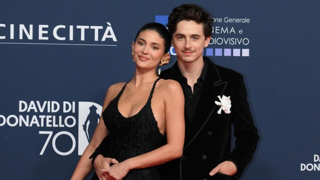 Kylie Jenner and Timothée Chalamet