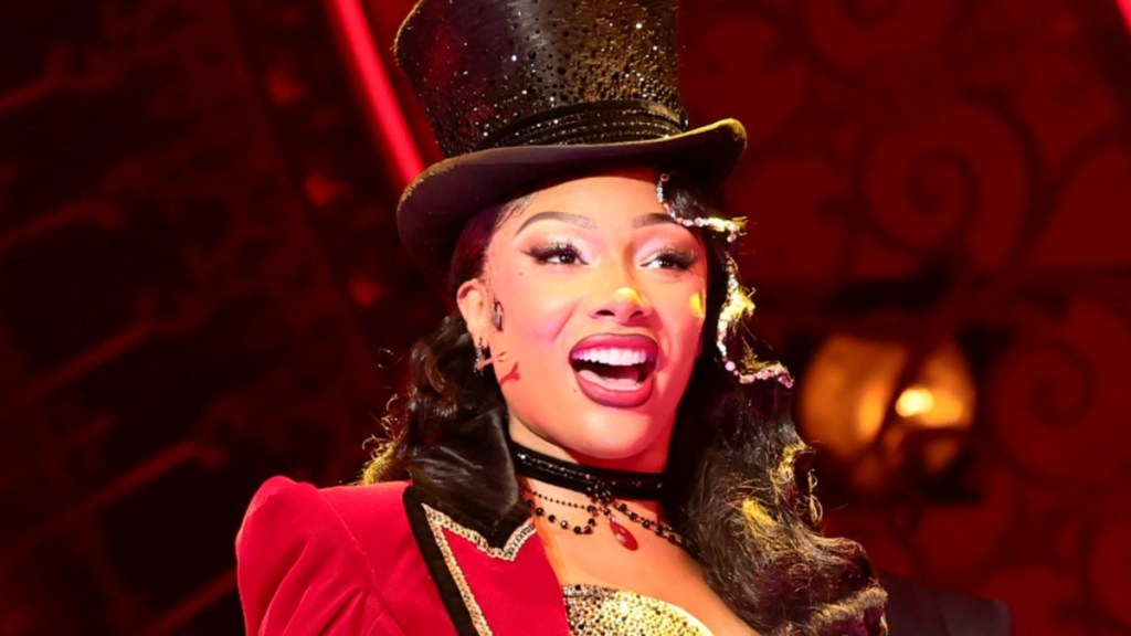 Megan Thee Stallion Goes Bold in Mini Skirt Amid Moulin Rouge! Broadway Debut