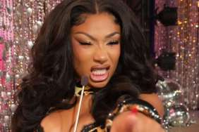 Megan Thee Stallion Goes Wild in True Religion Crop Top & Micro Shorts