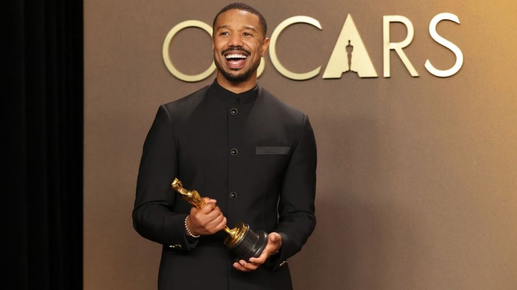 Michael B. Jordan Celebrates First Oscar Win at Burger Joint in Viral Clip