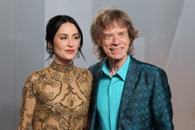 Mick Jagger with his current girlfriend