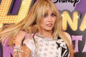 Miley Cyrus Chooses a High-Slit Dress With Cut-Out Detailing for Premiere