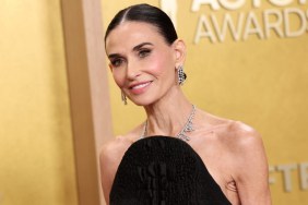 Demi Moore Stuns in Back-Baring Schiaparelli Gown at Actors Awards