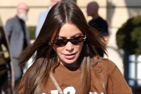 Sofia Vergara Drops a Strapless Sheer Style Moment During Paris Outing