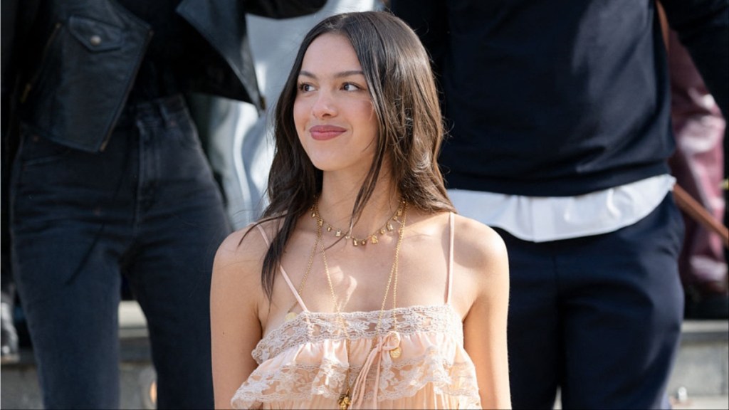 Olivia Rodrigo Is Simply Elegant in Chloe Necklace & Slip Dress
