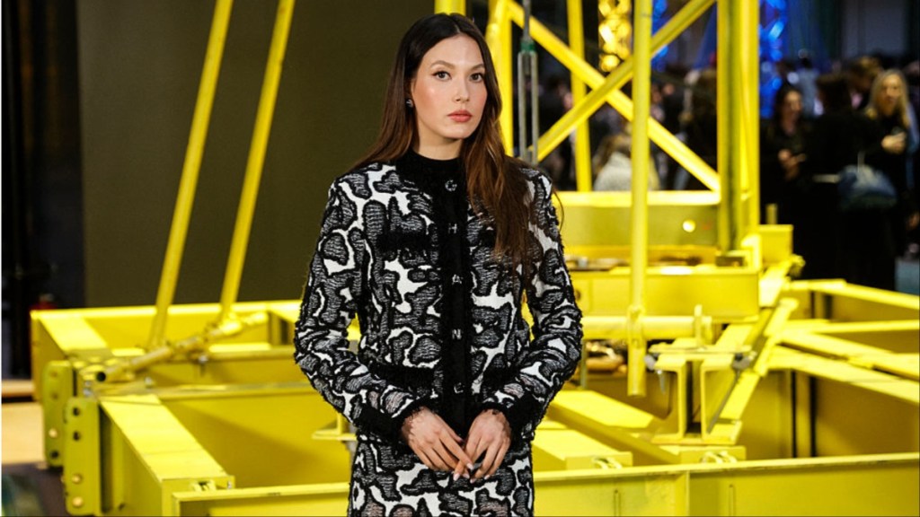 Eileen Gu's PFW Chanel Set Features Chic See-Through Micro Miniskirt