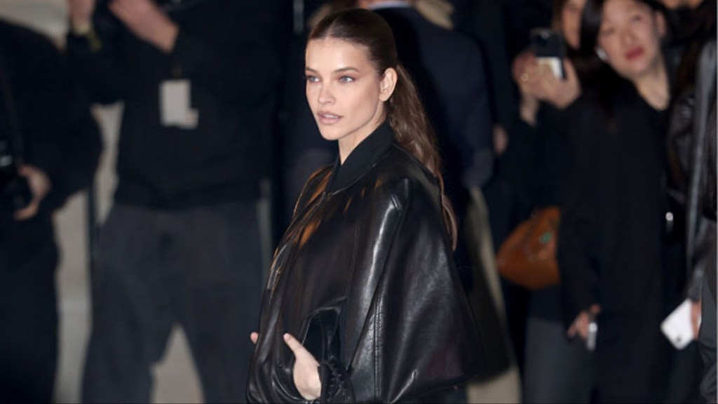 Barbara Palvin's Balenciaga Shorts Feature Unexpected High Slits