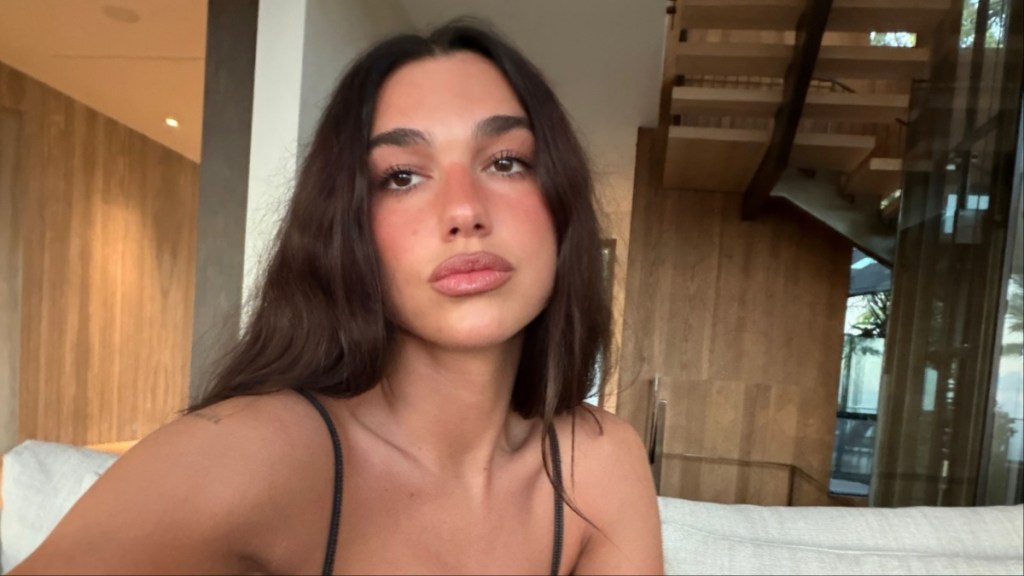 Dua Lipa Opts for Bold Bikini on Beach Date With Callum Turner