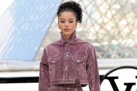 Chase Infiniti Goes Comfy Chic in Purple Louis Vuitton Co-Ord Set