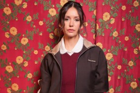 Nina Dobrev in Miu Miu Micro Miniskirt Proves She Is Truly an It Girl