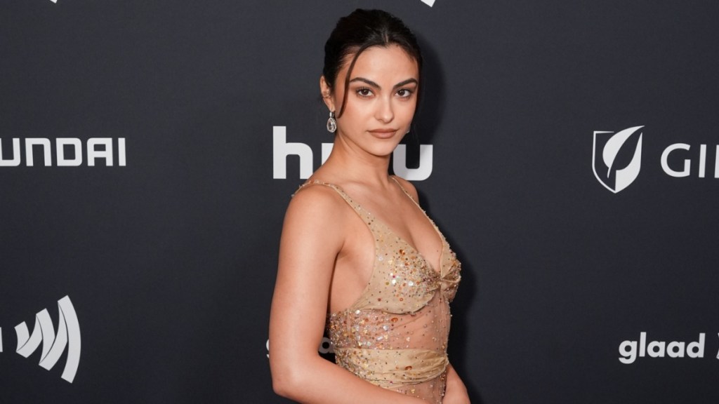 Camila Mendes’ Halter Top Has a Dangerously Bold Cutout for Q&A Event
