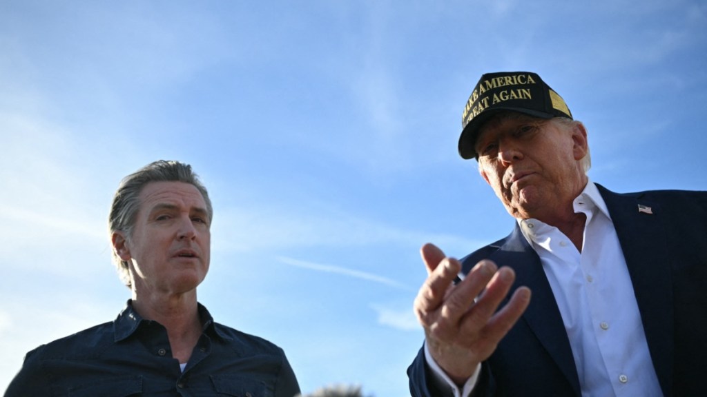 Donald Trump Mocks Gavin Newsom, Says 'Everything About Him Is Dumb'