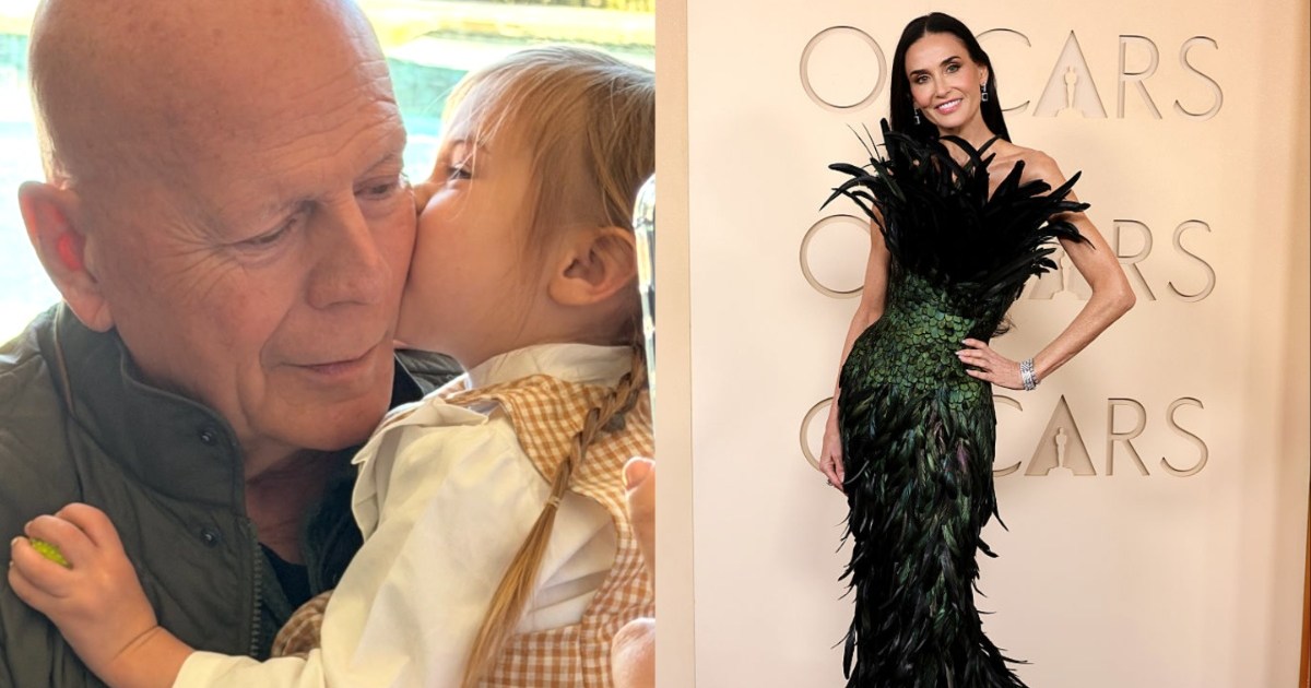 Demi Moore's Sweet Photos for Bruce Willis Birthday Include Granddaughter