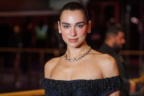 Dua Lipa Takes Over NYC in See-Through Balmain Dress With Daring Cutout