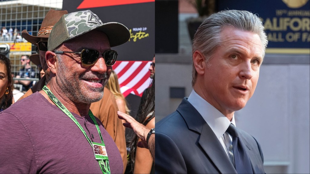 Joe Rogan Calls Out Gavin Newsom for Mocking YouTuber With AI Photo