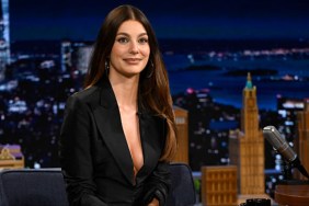 Camila Morrone Wears Gucci Blazer as Bold Top for Jimmy Fallon Show