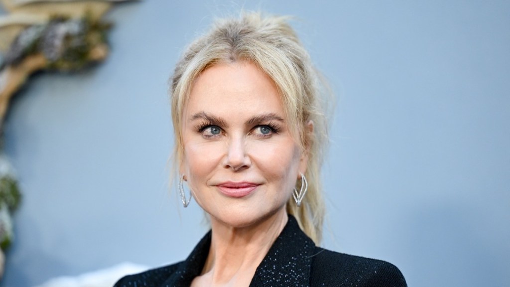 Nicole Kidman Lights Up Variety Shoot in Black Sheer Dress