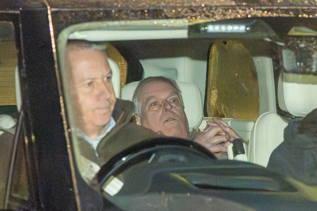Ex-Prince Andrew after arrest 