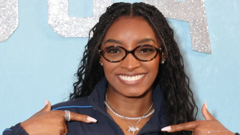 Simone Biles Celebrates in Style With a Bikini Top Look on Yacht