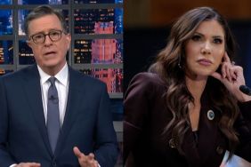 Stephen Colbert Jokes About Kristi Noem Getting Fired
