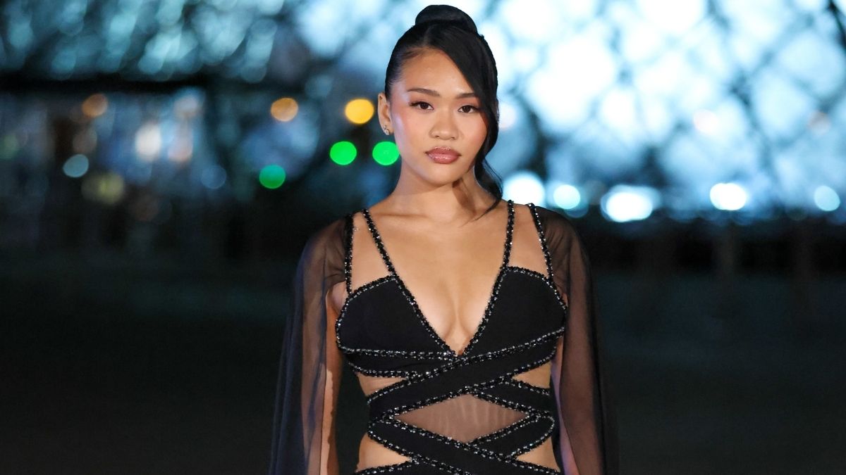 Suni Lee in a chocolate brown string bikini during birthday celebrations in Turks and Caicos, March 2026