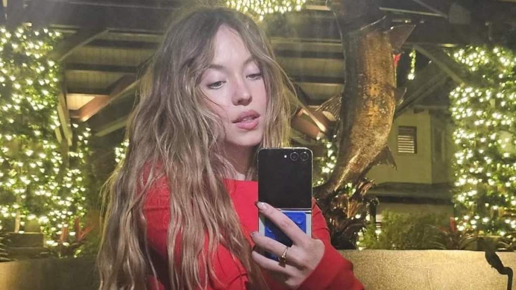 Sydney Sweeney Lights Up SYRN in Lacy Bodysuit With Statement Cut-Out