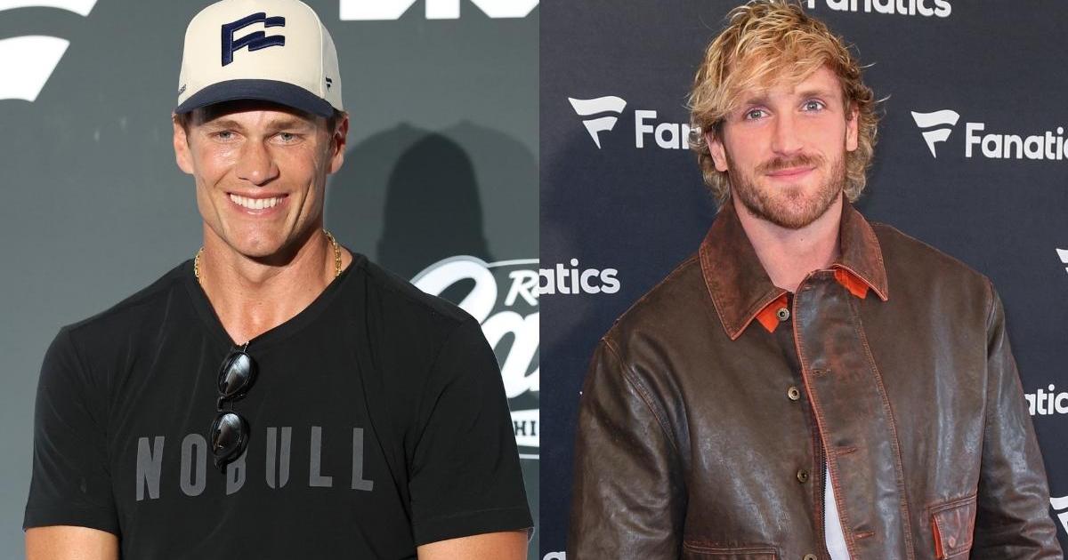 Tom Brady & Logan Paul Almost Clash in Flag Football Game