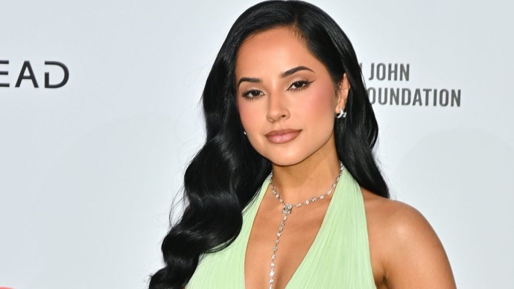 Becky G Makes a Big Announcement in a Daring Crop Top Held by 2 Strings