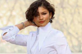 Zendaya Goes White in Bold Dress for PFW Amid Wedding Rumors