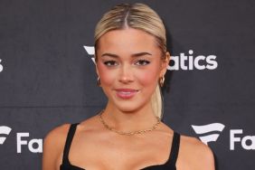 Livvy Dunne Commands Attention in Cutout Monokini on Baywatch Reboot Set