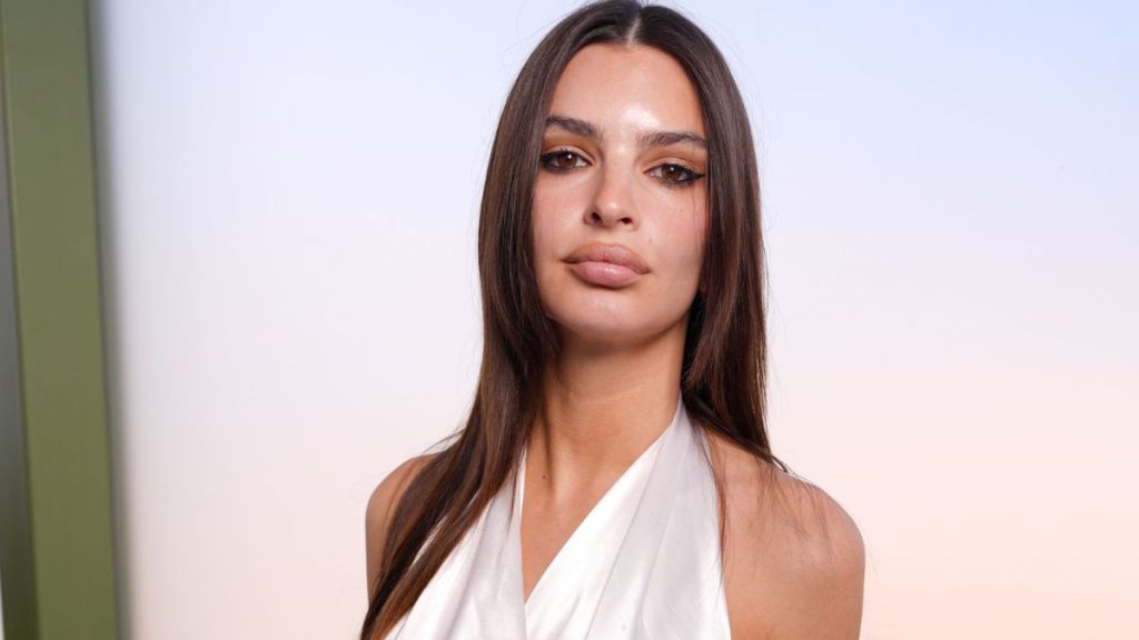 Emily Ratajkowski's Backless Dior Top Is Literally Held Together by Knots