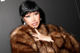 Cardi B's Michael Kors Coat Look Can Be Reimagined as Bold Slit Dress