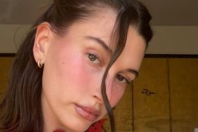 Hailey Bieber Poses in Daring Cutout Top Amid Outing With Justin Bieber