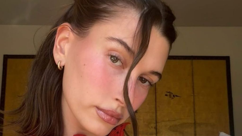 Hailey Bieber Poses in Daring Cutout Top Amid Outing With Justin Bieber