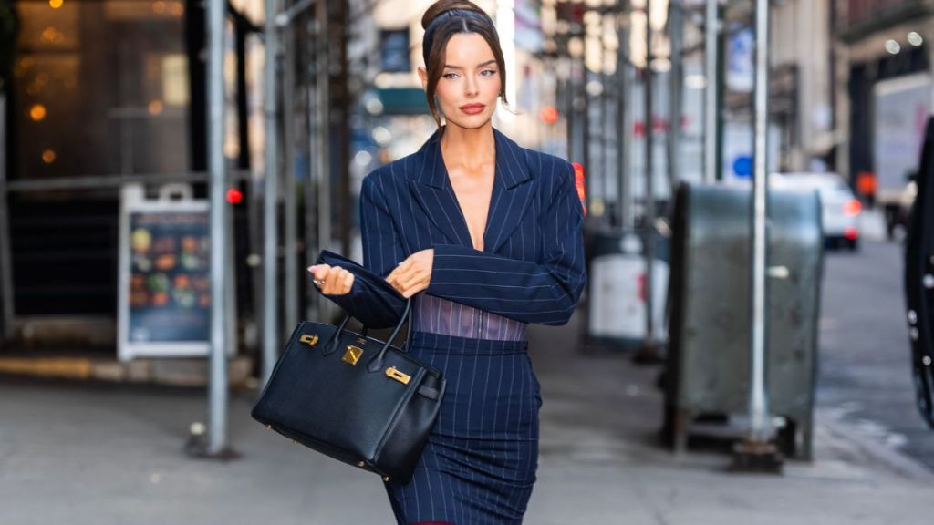 Maura Higgins Nails Cowboy Chic in Denim Y/Project Micro Shorts