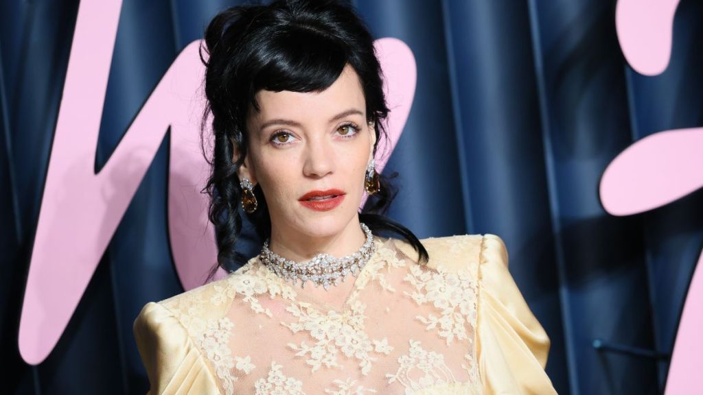 Lily Allen's Receipt Dress by Anna Fleischle Contains 'Discoveries & Evidence'