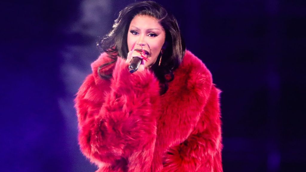 Cardi B Channels Chic Girl Era in Valdrin Sahiti Fur Look for Pop-Up