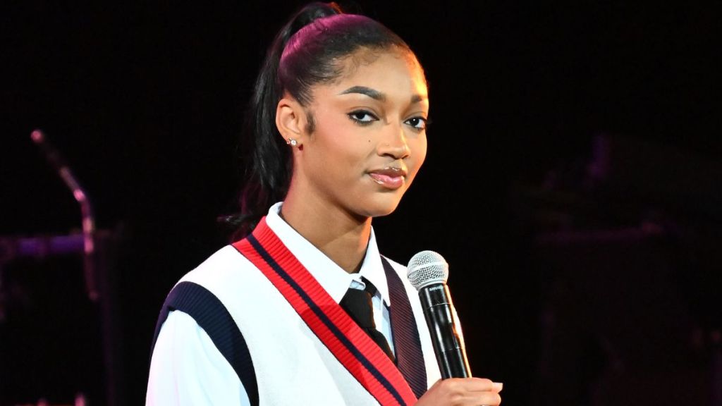 Angel Reese Makes a High-Slit Dress the Boldest Move for Vogue Australia