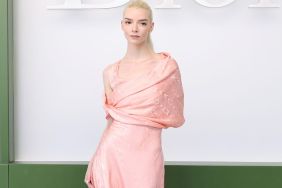 Anya Taylor-Joy Is Ready for Summer in Silk Dress at Paris Fashion Week