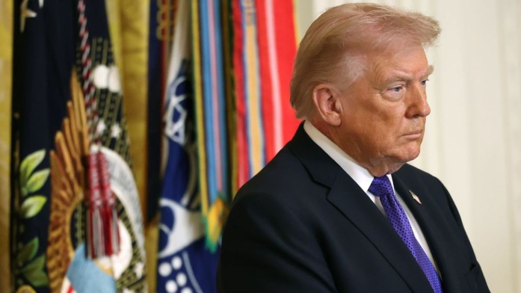 Donald Trump Spotted With Neck Rash at Medal of Honor Ceremony