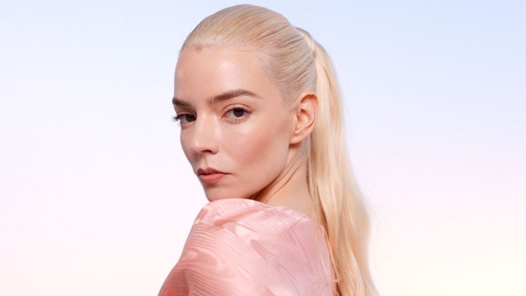 Anya Taylor-Joy Is Ready for Spring in Ethereal Pink Dior Silk Dress