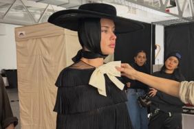 Adriana Lima Flaunts Legs in Striking Mini Dress in New Photo Dump