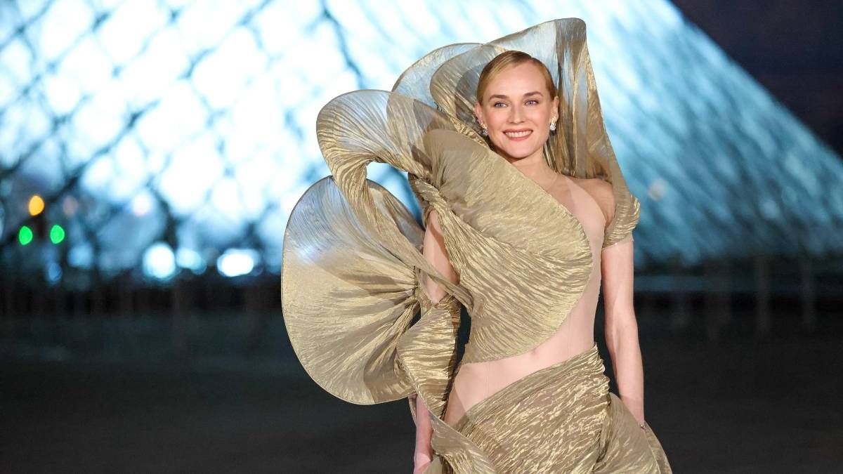 Diane Kruger's Dress at the Louvre Is a Work of Art - Reality Tea